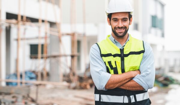Happy,Caucasian,Man,Construction,Site,Manager,Smiling,With,Confident,Standing Happy,Caucasian,Man,Construction,Site,Manager,Smiling,With,Confident,Standing